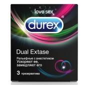 Презервативи DUREX Dual Exstas N3 – ІМ «Обжора»