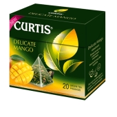 Чай Delicate Mango Green Curtis 20 пірамідок – ІМ «Обжора»