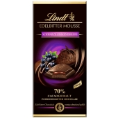 Шоколад Lindt 150г Edelbitter Mousse чорна смородина 70% – ІМ «Обжора»