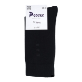 Носки Псокс (Psocks) Лого PS черные 44-45р. кубики – ИМ «Обжора»