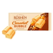 Шоколад Рошен (Roshen) пористый, карамель, 80 г – ИМ «Обжора»