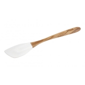 Лопатка кулинарная 25 см, силикон/древесина – ИМ «Обжора»