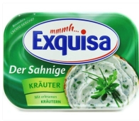 Сыр Сливочный 0,66% с травами 200 г Eхguisa – ИМ «Обжора»