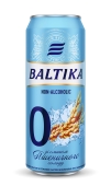 Пиво Балтика 0,5л N0 ж/б без/алк зі смаком Пшеничного солоду – ІМ «Обжора»