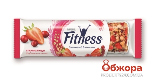 Батончик цельные злаки спелые ягоды  Fitness 23,5 г – ИМ «Обжора»