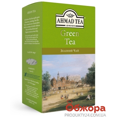 Чай Ахмад Китайский Зеленый 100 г – ИМ «Обжора»