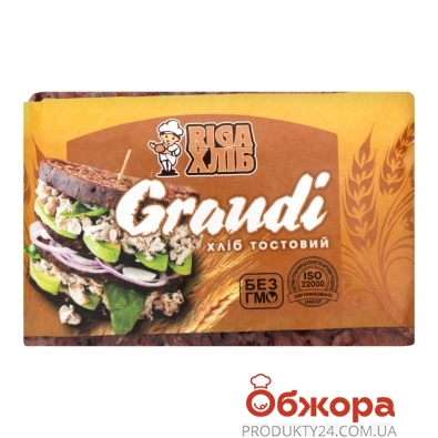 Хліб Ріга Хліб Тост Граудi 300г – ІМ «Обжора»