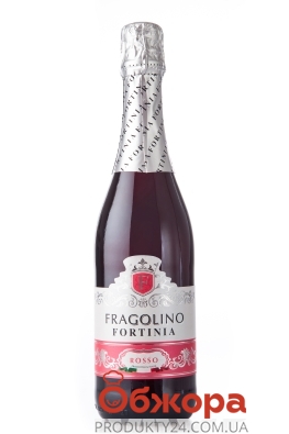 Напій винний Fortinia Фраголіно Rosso 0,75л н/сол. Італия – ІМ «Обжора»