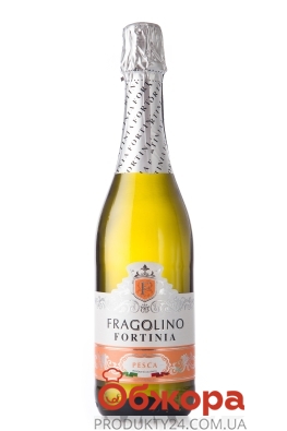 Напиток  полусладкий белый винный Fortinia Фраголино Pesco 0,75 л – ИМ «Обжора»