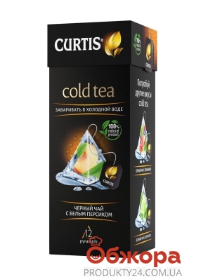 Чай Кертіс 15 пірам. Cold Tea з персиком* – ІМ «Обжора»