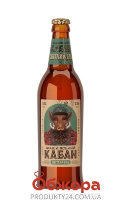 Пиво Жашківський кабан 0,5л Світлий ель – ІМ «Обжора»