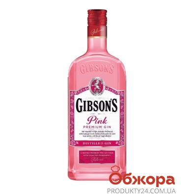 Джин Gibsons Pink 0,7 л – ИМ «Обжора»