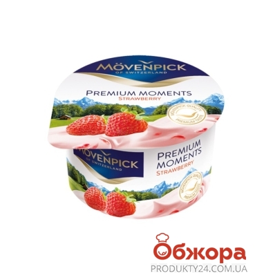 Йогурт Клубника Movenpick Premium 5% 100 г – ИМ «Обжора»