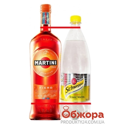 Набор вермут Martini Fiero 0,75 л + Тоник 1 л – ИМ «Обжора»