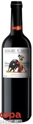 Вино Сангре и арена (Sangre y Arena) красное полусладкое 0,7 л. Испания – ИМ «Обжора»