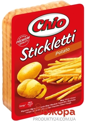 Соломка Чіо 80г Stickletti картопля – ІМ «Обжора»