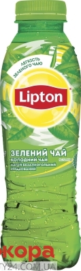 Чай Ліптон 0,5л холодн. зелений – ІМ «Обжора»