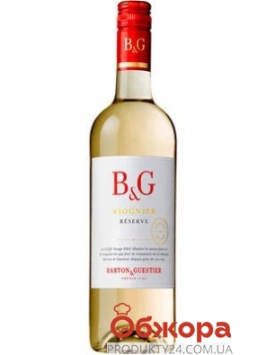 Вино сухое белое B&G Viognier Reserve 0.75 л – ИМ «Обжора»
