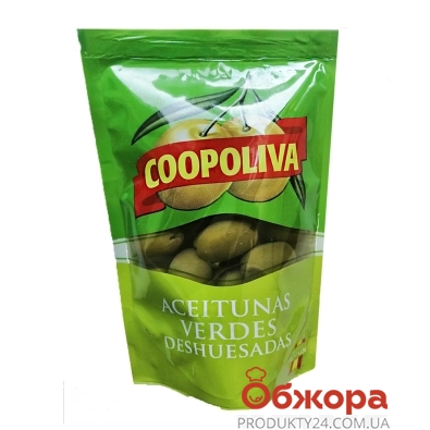 Оливки Coopoliva Aceitunas verdes deshuesadas 200 г б/к д/п – ІМ «Обжора»