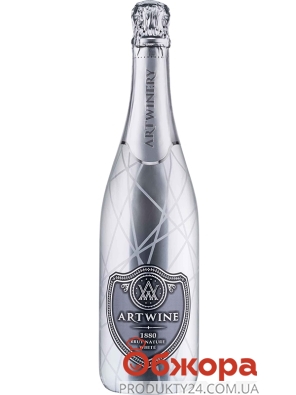 Вино ігристе Artwine біле брют 18 мiсяцiв 750 мл – ІМ «Обжора»