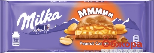 Шоколад  арахіс карамель Milka 276 г – ІМ «Обжора»