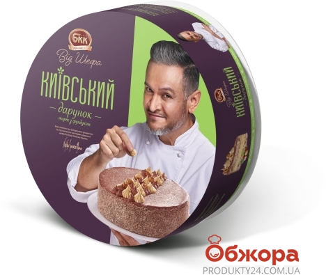 Торт БКК Від шефа 450 г Київський дарунок – ИМ «Обжора»
