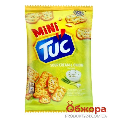Крекер солений Tuc Mini sour cream & onion 100 г – ІМ «Обжора»