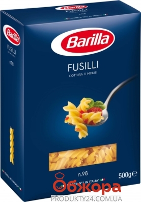 Макарони №98 Fusilli свердло Барілла Barilla 500 г – ИМ «Обжора»