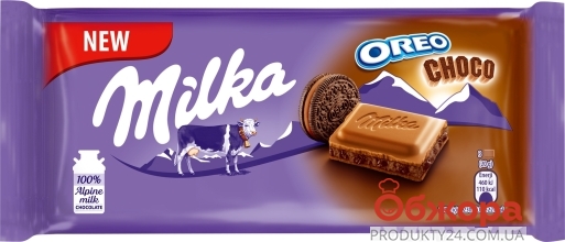 Шоколад Milka 100г какао орео – ІМ «Обжора»