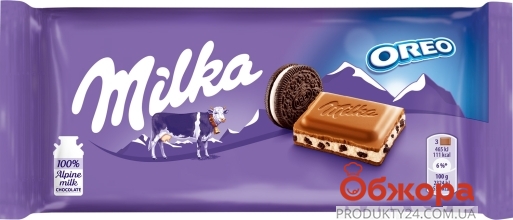 Шоколад молочный OREO Milka 100 г – ИМ «Обжора»