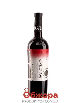 Вино Bolgrad Шато де Вин 0,75л червоне н/сол – ІМ «Обжора»