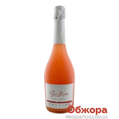 Напиток винный игристый полусухой San Mare Bellini 0,75 л – ИМ «Обжора»