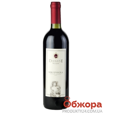 Вино Danese Неро д`Авола DOC Sicilia 0,75л. чер.сухе Італія – ІМ «Обжора»