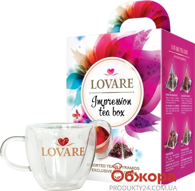 Набір чаю з чашкою Lovare Impression tea box – ІМ «Обжора»