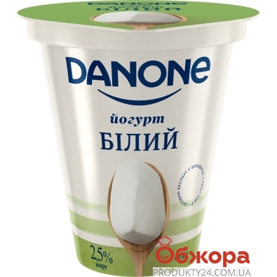 Йогурт Данон 2,5% 260 г натуральний – ІМ «Обжора»