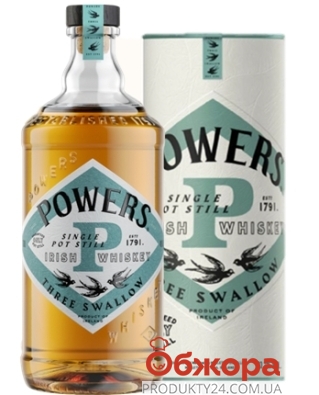 Виски 40% Powers Three Swallow 0,7 л – ИМ «Обжора»