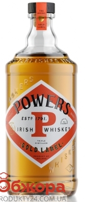 Виски 43,2%  Powers Gold Label 0,7 л – ИМ «Обжора»