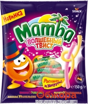 Жевательные конфеты Storck Mamba волшебный твист 150 г – ИМ «Обжора»