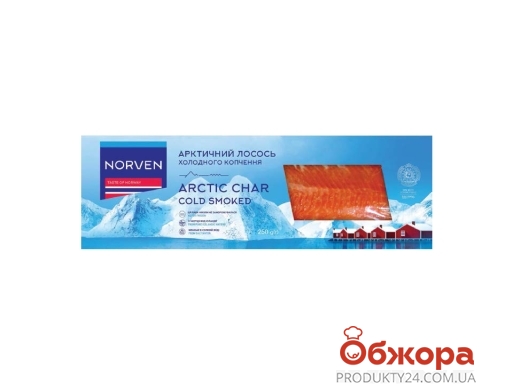 Арктичний лосось х/к в/у (Голец) Norven 250 г – ІМ «Обжора»