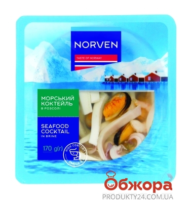 Морський коктейль  в розсолі Norven 170 г – ІМ «Обжора»