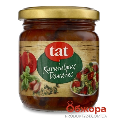В`ялені томати в оливковій олії ТАТ 200 г – ІМ «Обжора»