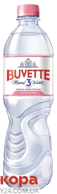 Вода мінеральна №3 без газу Buvette 0,5 л – ІМ «Обжора»