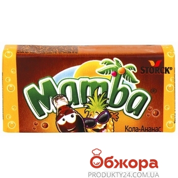 Жевательные конфеты  Шторк Мамба кола 26,5 г – ИМ «Обжора»