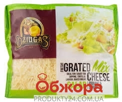 Сир Grated Mix Cheese для салату 40% Dziuca 250 г – ІМ «Обжора»