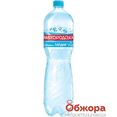 Вода слабогазована Лагідна Миргородська 1,5 л – ІМ «Обжора»