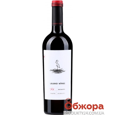 Вино красное полусладкое Leleka 0,75 л – ИМ «Обжора»