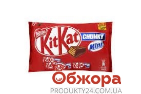 Вафли в молочном шоколаде KitKat Chunky mini 250 г – ИМ «Обжора»