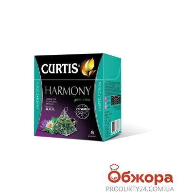 Чай  зеленый Harmony Curtis 18 пирам – ИМ «Обжора»