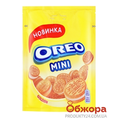 Печиво Golden з ванільним смаком Oreo Mini 100 г – ІМ «Обжора»