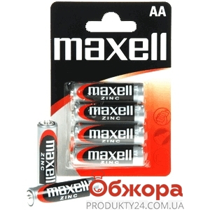 Батарейка 1 шт  Maxell R6  4 Bl – ІМ «Обжора»
